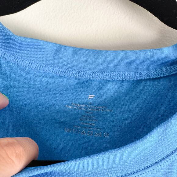 Fabletics Bright Blue The Training Day Muscle Tank - Medium - Picture 3 of 7